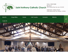 Tablet Screenshot of churchstanthony.com